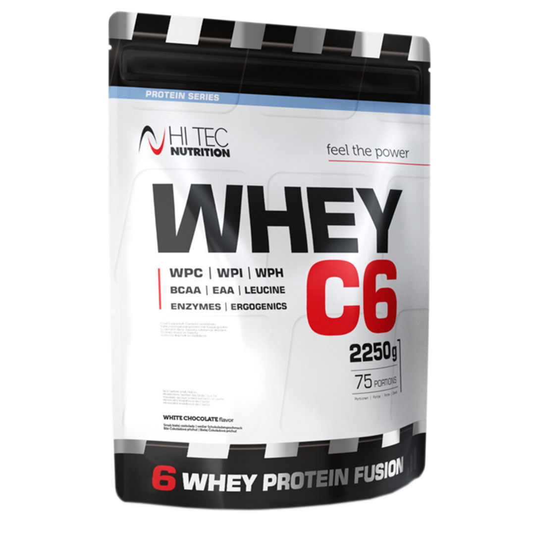 HiTec Nutrition Whey C-6 1kg - coockies cream