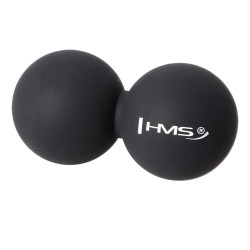 HMS Dvojitý masážní míč BLC02 černý - Lacrosse Ball