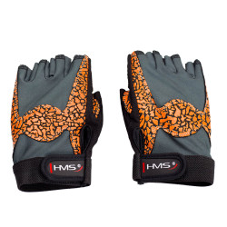 HMS FITNESS RUKAVICE ORANŽOVÉ RST03 Velikost: M