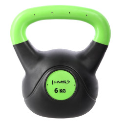 HMS Kompozitový kettlebell KPC06 Vin-Bell 6 kg zelený
