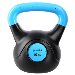 HMS Kompozitový kettlebell KPC10 Vin-Bell 10 kg modrý