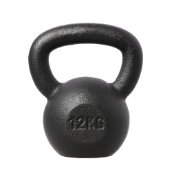 HMS Litinový kettlebell KZG12 12 kg, černý