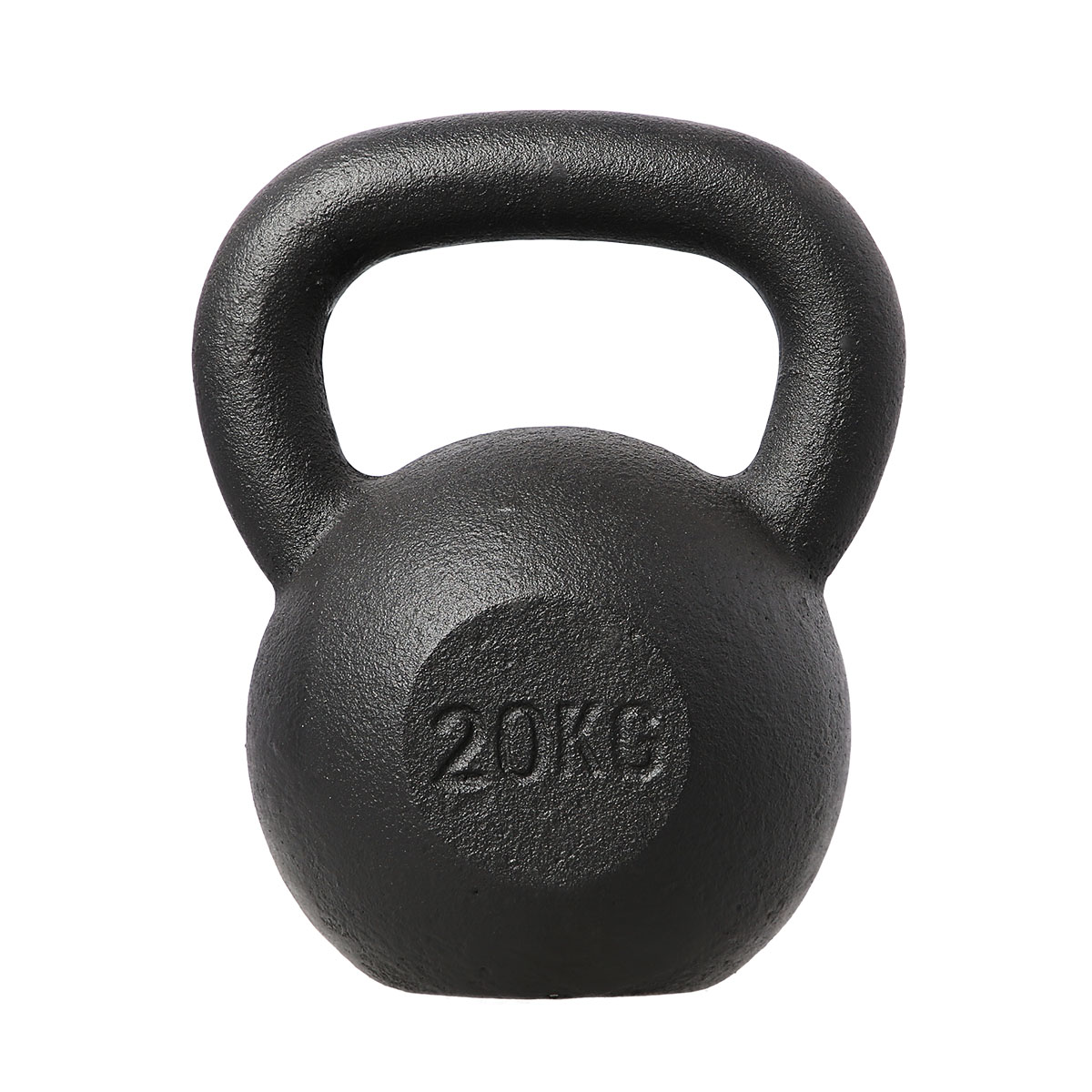 HMS Litinový kettlebell KZG20 20 kg, černý