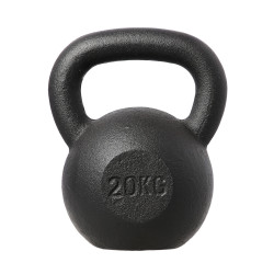 HMS Litinový kettlebell KZG20 20 kg, černý
