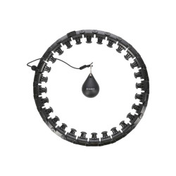 HMS Masážní hula hoop HHW12 plus size se závažím černá