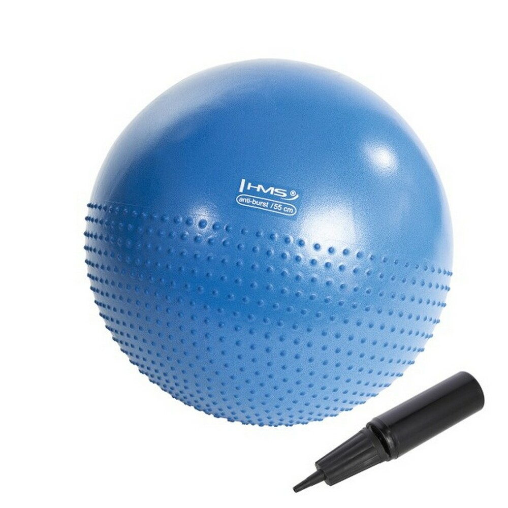 HMS YB03 gymnastický míč 55 cm modrý
