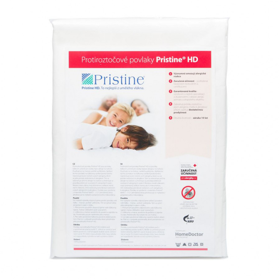 HomeDoctor Protiroztočový povlak Pristine na matraci 100 x 200 x 22 cm