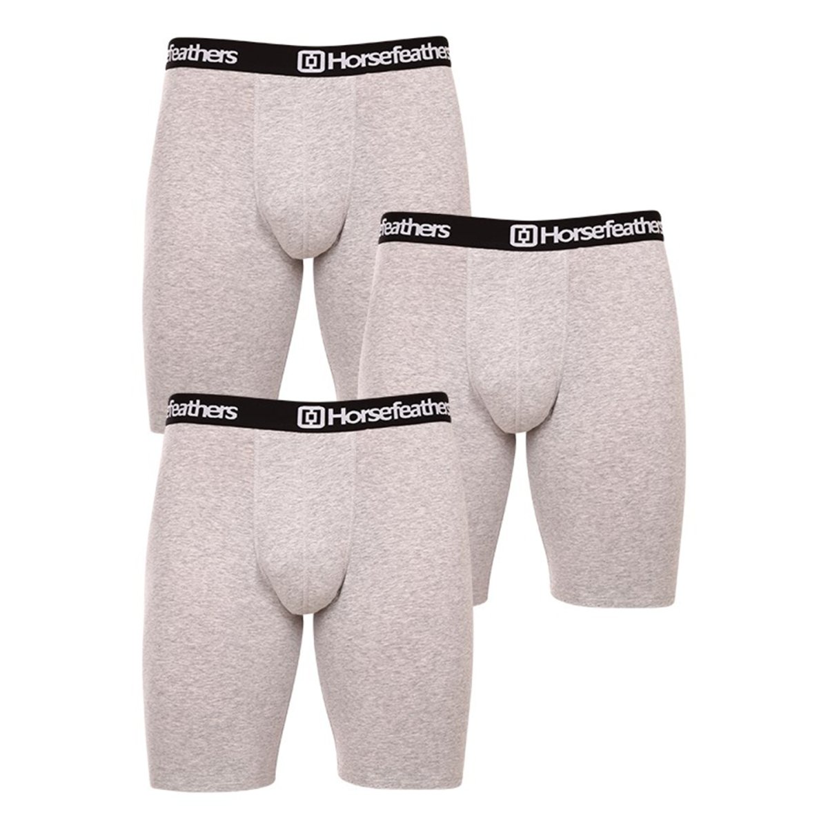 Horsefeathers 3PACK pánské boxerky Dynasty long (AM195C) XL