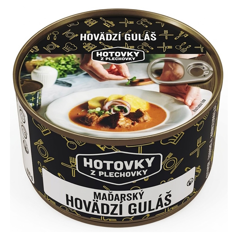 HOTOVKY Z PLECHOVKY Maďarský hovězí guláš 3 porce