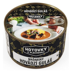 HOTOVKY Z PLECHOVKY Maďarský hovězí guláš 3 porce