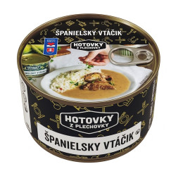 HOTOVKY Z PLECHOVKY Španělský ptáček 3 porce