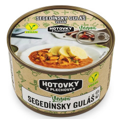 HOTOVKY Z PLECHOVKY Vegan segedínsky guláš 3 porce