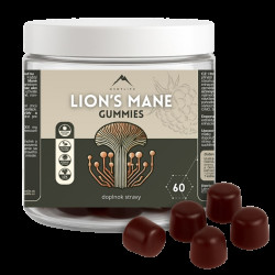 HROTLIFE Gumové bonbóny s výtažkem z Lion´s mane s malinovou příchutí 60 kapslí