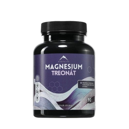 Hrotlife Magnézium Treonát 90 kapslí