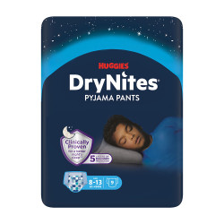Huggies DryNites Natahovací kalhotky pro chlapce 8–13 let 30–48 kg 9 ks