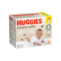 Huggies Extra Care 3 6–10 kg dětské pleny 96 ks box