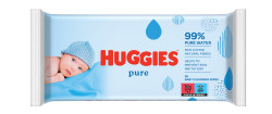 Huggies Pure Single vlhčené ubrousky 56 ks