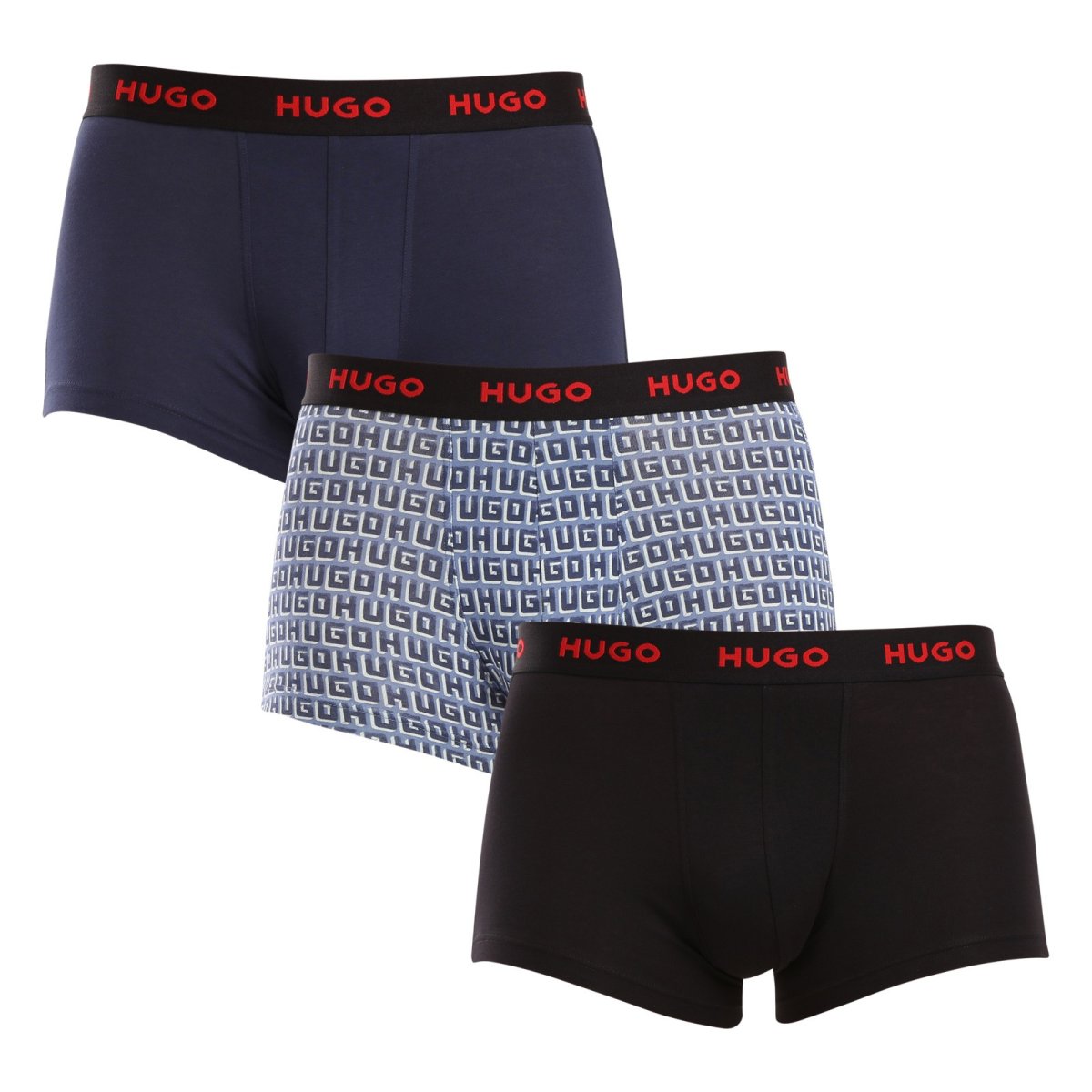 HUGO 3PACK pánské boxerky vícebarevné (50517894 975) L