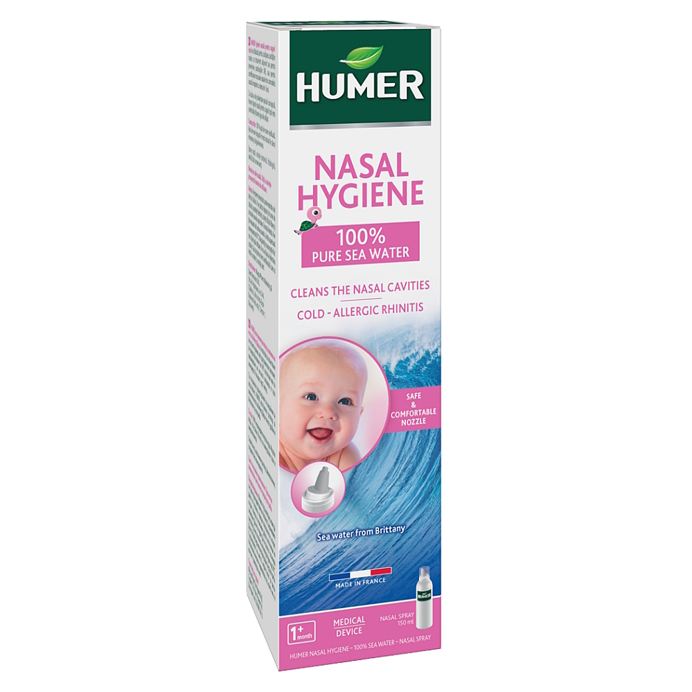 HUMER Hygiena nosu 100% mořská voda pro děti 150 ml