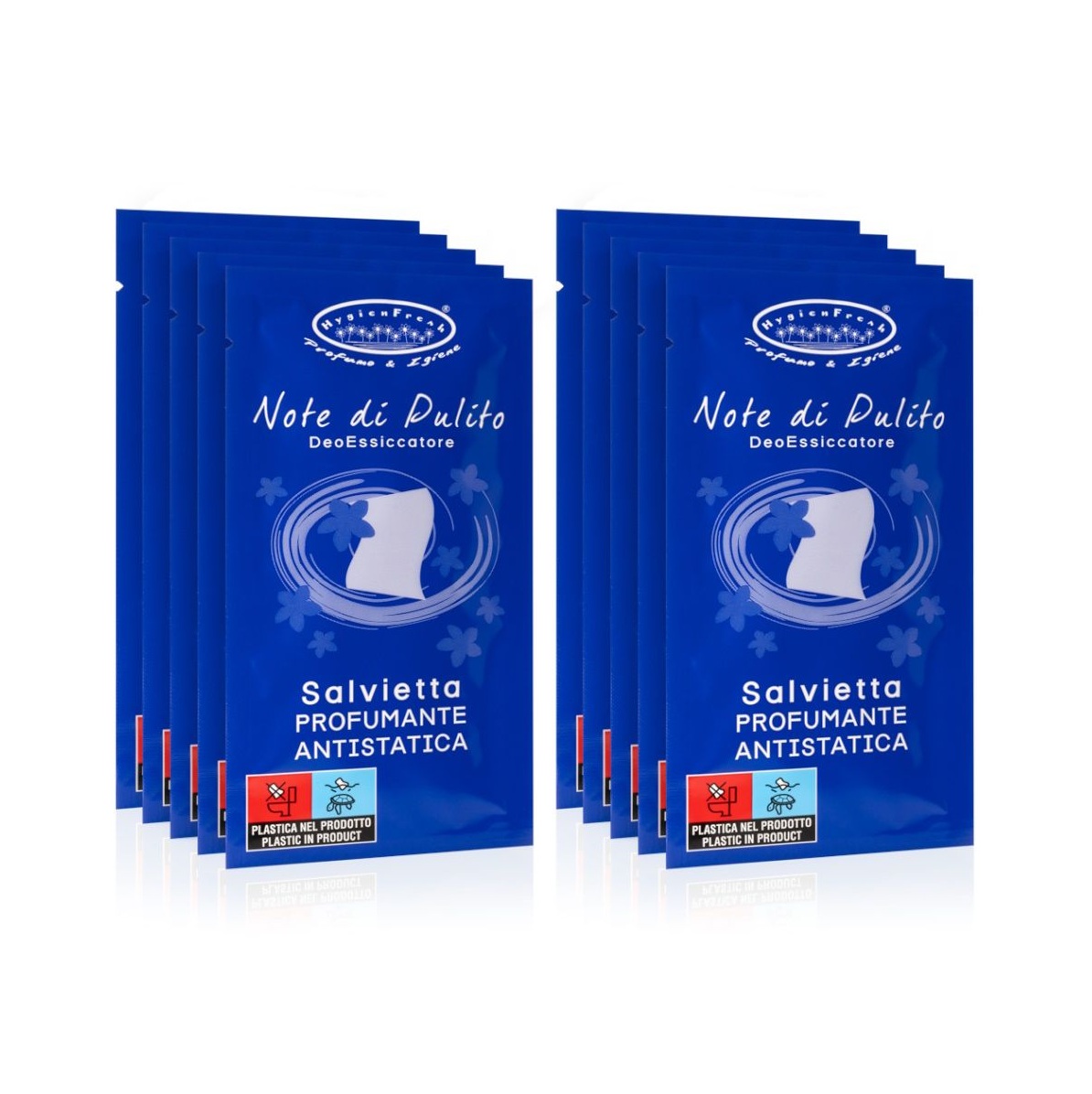 HygienFresh Antistatické parfémované ubrousky do sušičky 10 ks