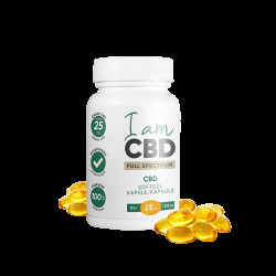 I AM CBD Full Spectrum CBD kapsle 1 500 mg, 60 kapslí