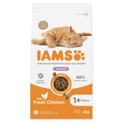 IAMS Cat Adult/Senior Hairball Chicken granule pro kočky, Hmotnost balení (g): 10 kg