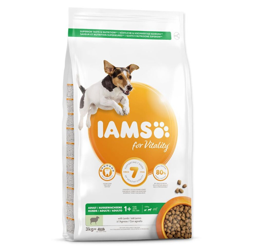 IAMS Dog Adult Small & Medium Lamb granule pro psy, Hmotnost balení (g): 12 kg