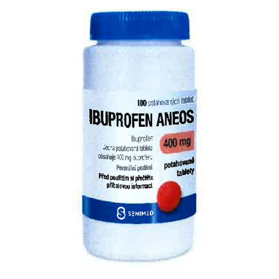 IBUPROFEN Aneos 400mg 100 potahovaných tablet