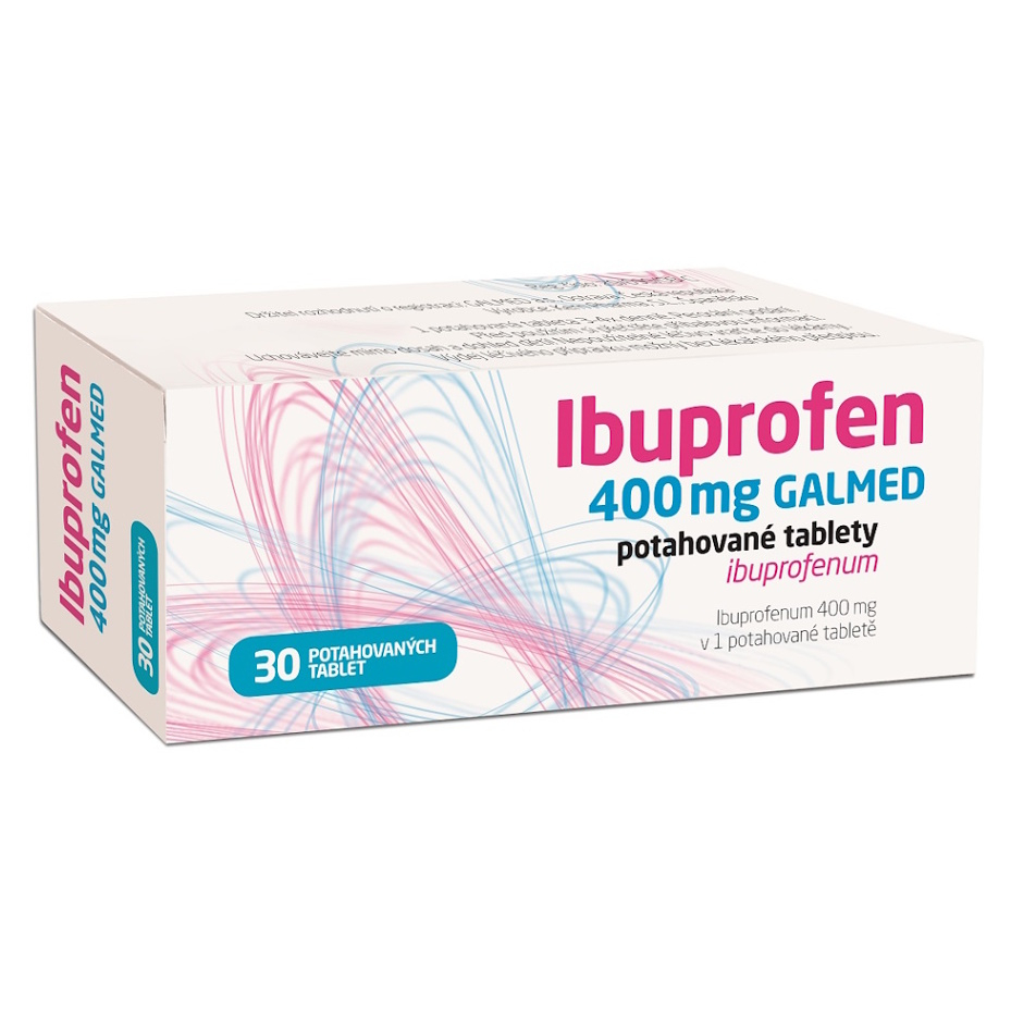 IBUPROFEN Galmed 400 mg 30 potahovaných tablet