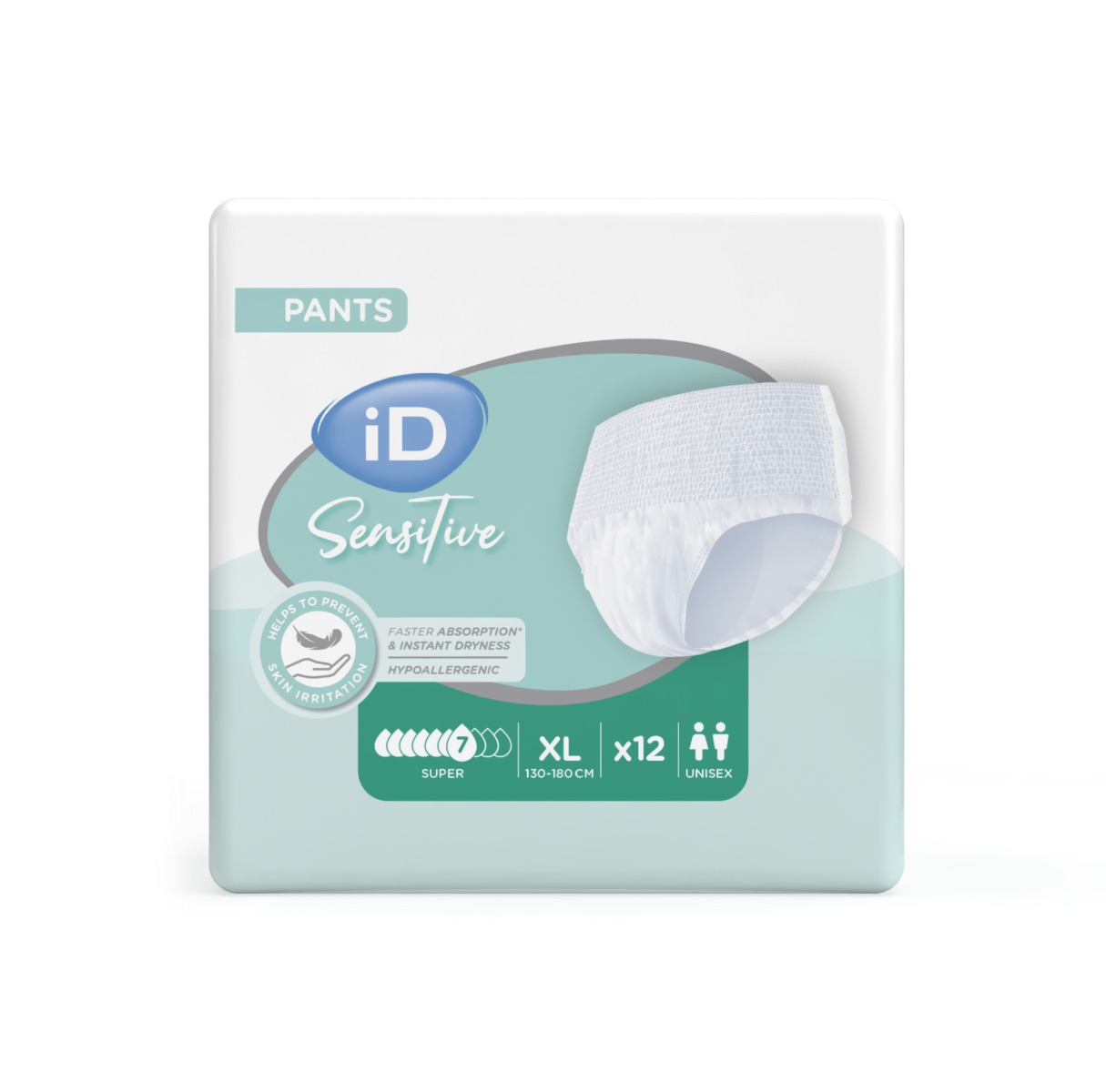 iD Pants Sensitive X Large Super 12 ks