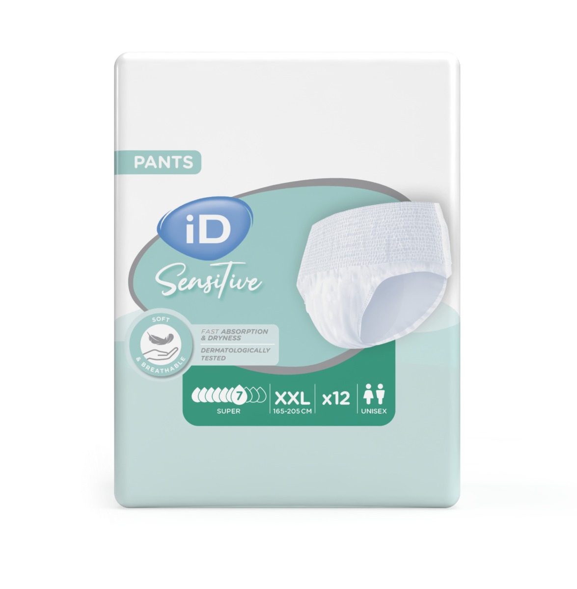 iD Pants Sensitive XXL Super 12 ks