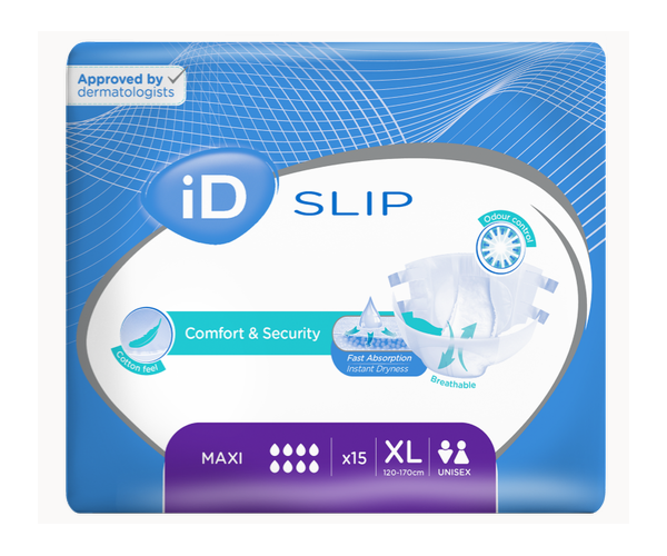 iD Slip X-Large Maxi plenkové kalhotky s lepítky 15 ks