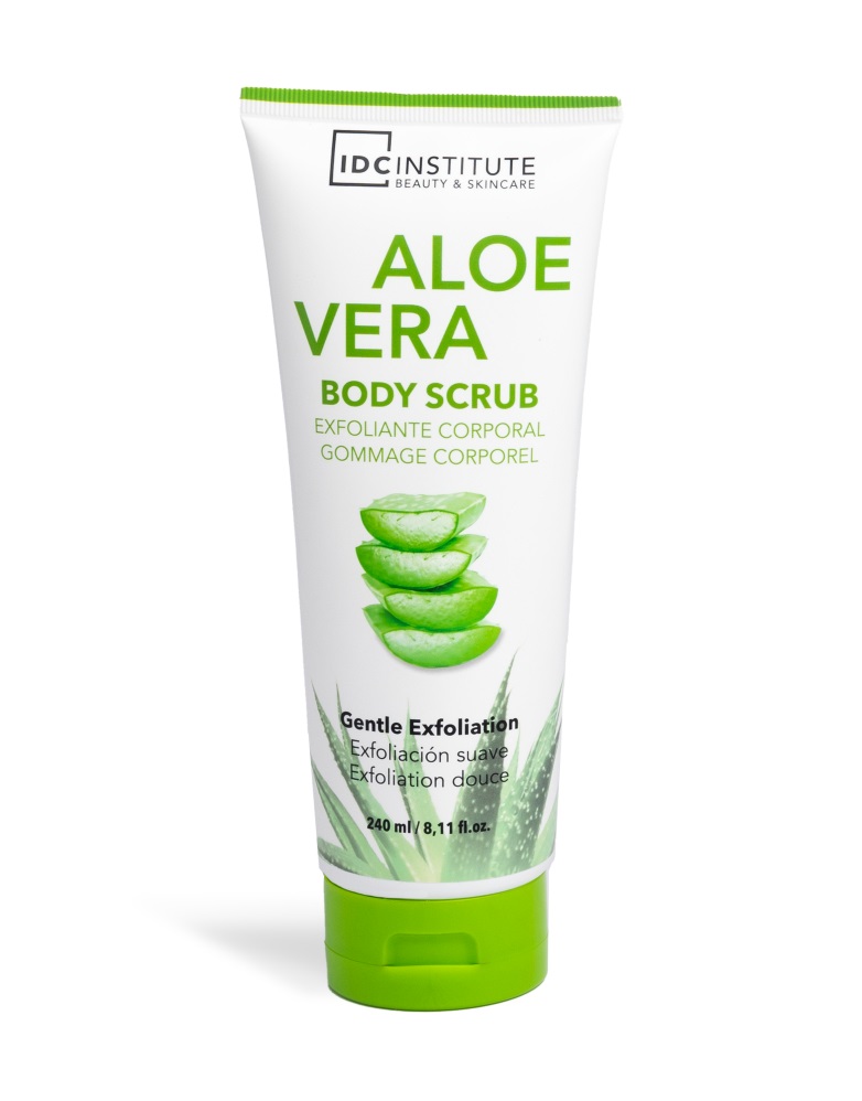 IDC Institute Aloe Vera Tělový peeling 240 ml