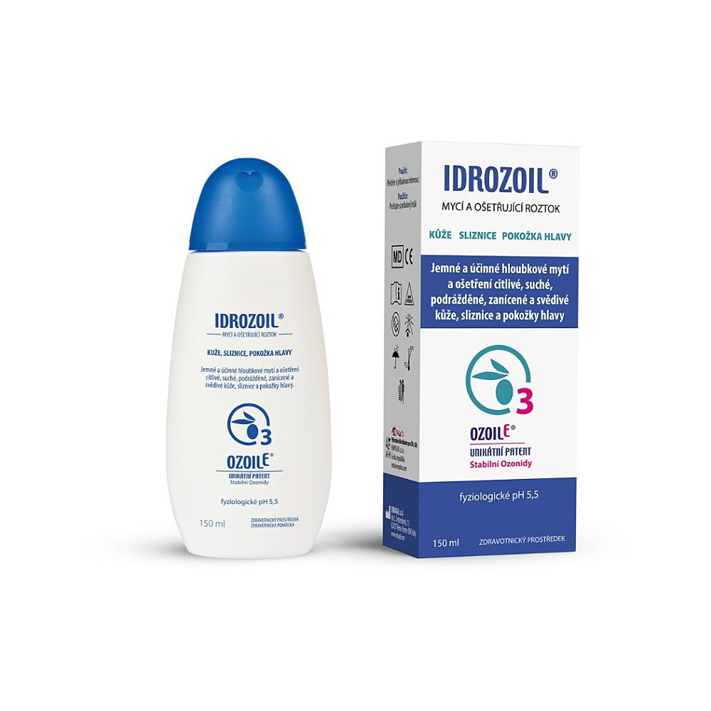 IDROZOIL mycí a ošetřující roztok 150 ml
