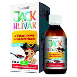 IMUNIT Jack Hlívák sirup glukany + laktoferin 300 ml