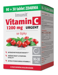 Imunit Vitamin C 1200 mg URGENT se šípky 90+30 tablet