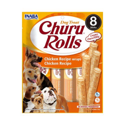 Inaba Churu Rolls dog snack kuře 8x12 g