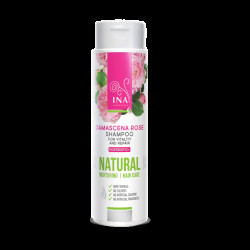 InaEssentials Přírodní růžový šampon na suché a poškozené vlasy 200 ml