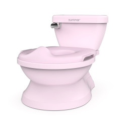 Ingenuity Toaleta dětská se zvukem My Size™ Růžová
