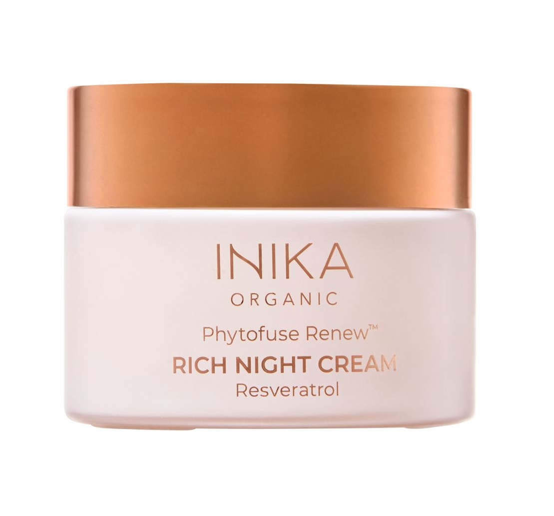 Inika Organic Výživný antioxidační noční krém s Aloe a Resveratrolem 50 ml