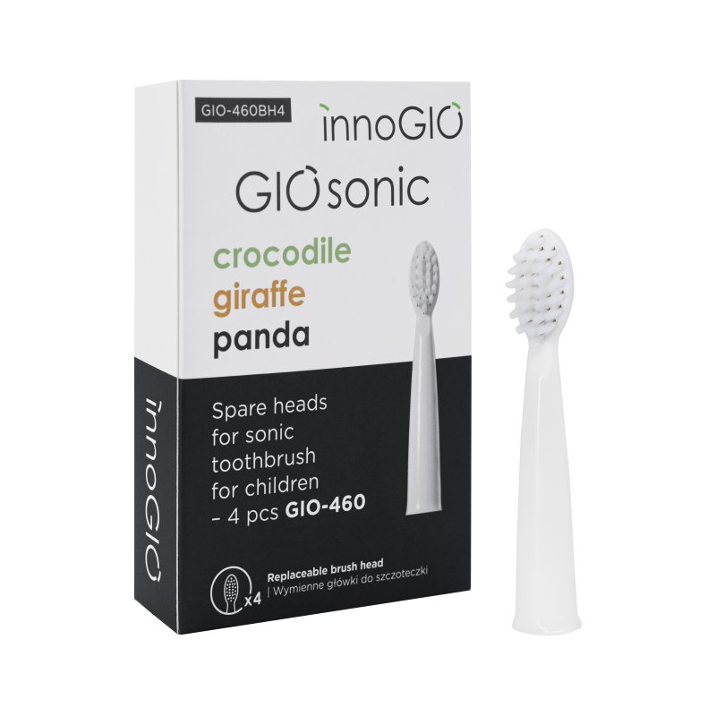 innoGIO náhradní hlavice k sonickému kartáčku GIOSonic 4ks