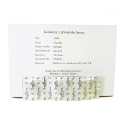 INSPIRACE Kondomy vlhké ve fólii volně balené 144 kusů
