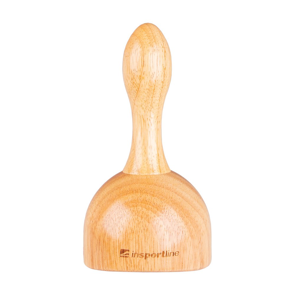 insportline Dřevěná masážní baňka s válečkem 2v1 Vitmar 100
