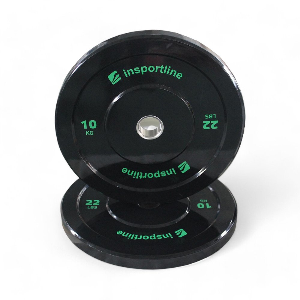 inSPORTline Gumový kotouč  Bumper Plate Lite 10 kg 50 mm