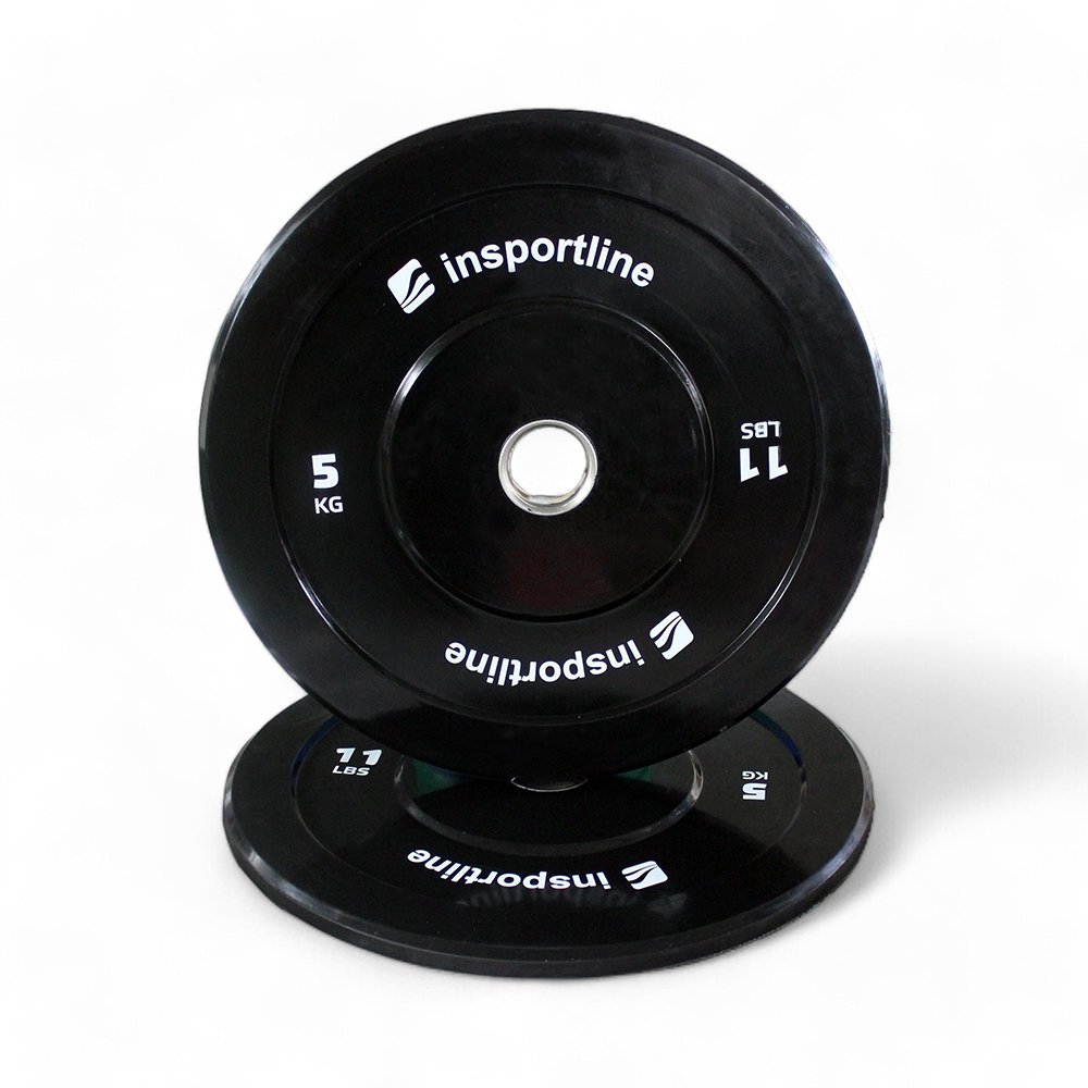 inSPORTline Gumový kotouč  Bumper Plate Lite 5 kg 50 mm
