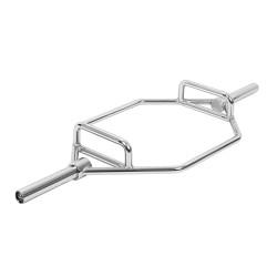 inSPORTline Hex olympijská hřídel  Dedlif 140cm/50mm 20kg, do 200 kg, bez objímek