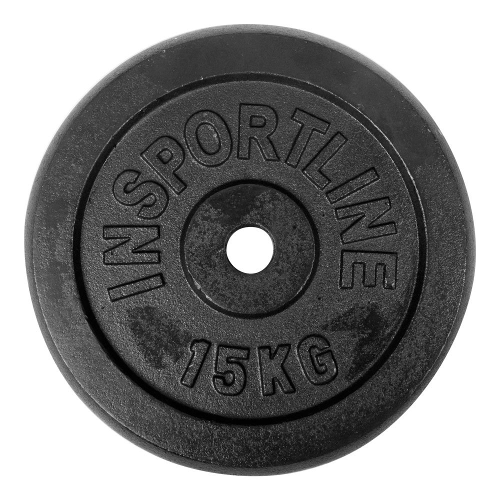 inSPORTline Litinové závaží  Castblack 15 kg 30mm