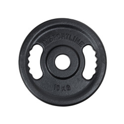 inSPORTline Litinový olympijský kotouč  Castblack OL 10 kg 50mm