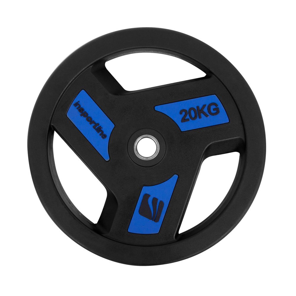 inSPORTline Pogumovaný kotouč  Herk 20 kg 30 mm