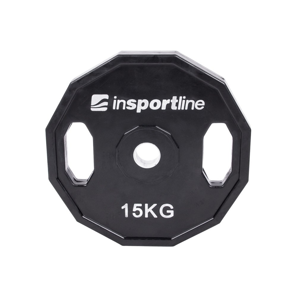 inSPORTline Pogumovaný kotouč  Ruberton 15 kg 30 mm